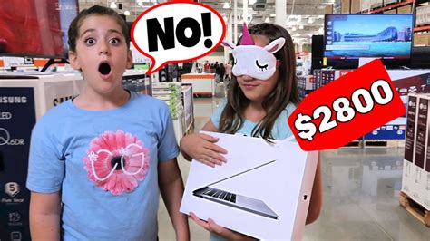 Buying My Sister Everything She Touches Blindfolded Youtube