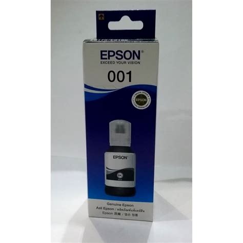 Jual TINTA EPSON 001 Black Original 100 Shopee Indonesia