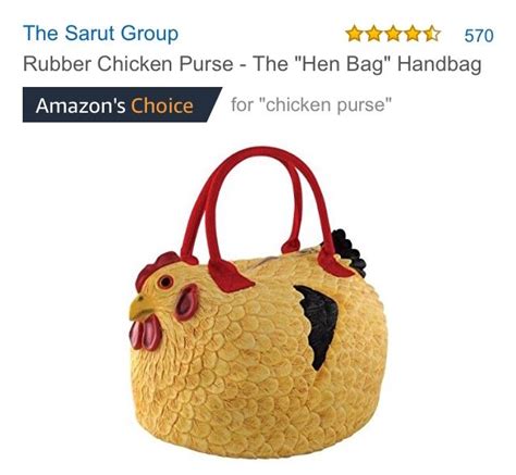 The Chicken Purse Sac à Main Sac Poule