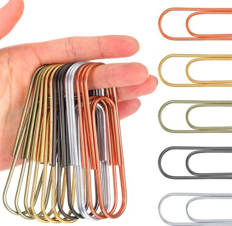 Amazon Bronagrand Inch Extra Large Paper Clips Vinyl Coated