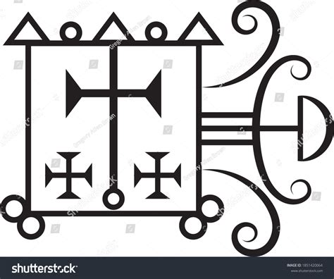 Vector Seal Orobas Goetic Sigil Daemon Stock Vector Royalty Free