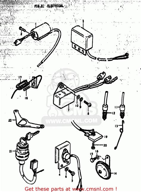 Suzuki Ts185 1978 C Usa E03 Electrical Buy Original Electrical Spares Online