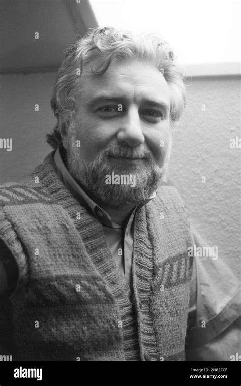 French Actor Pierre Bianco Celestins Theater Lyon France 1986 Stock