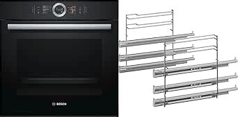 Bosch HSG636BB1 Serie 8 Einbau-Dampfbackofen, Schwarz & Bosch HEZ638300 ...