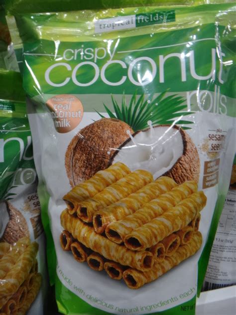 Tropical Fields Crispy Coconut Rolls 265g Fairdinks