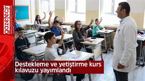 Destekleme ve yetiştirme kurs kılavuzu yayımlandı