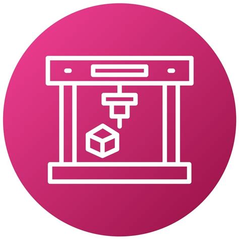 Premium Vector Vector Design 3d Printer Icon Style