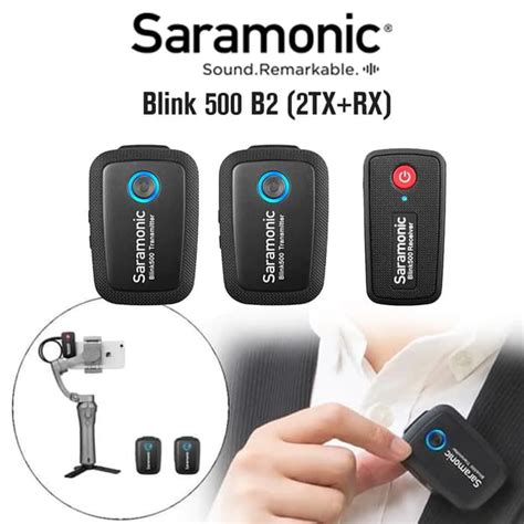 Saramonic Blink B Person Wireless Mic Clip On Microphone