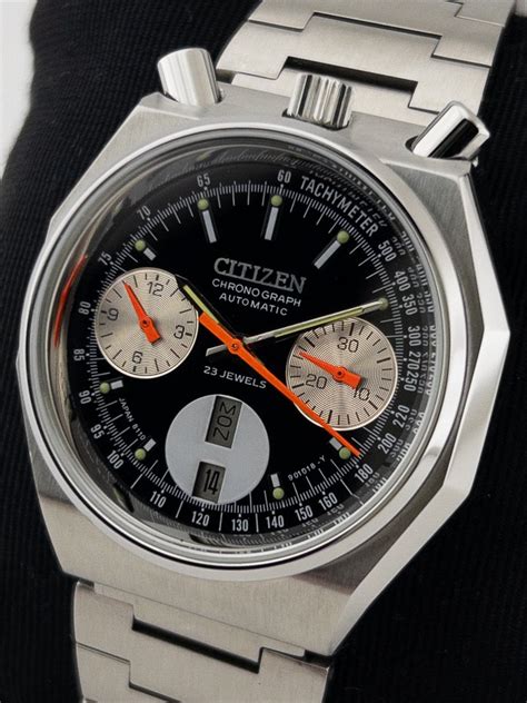 Citizen Bullhead Chronograph Octagon Cal No Reserve Price