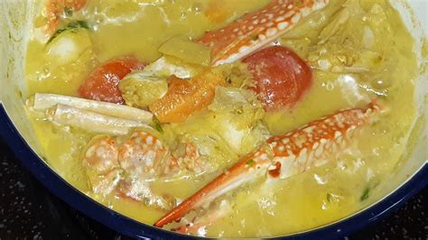 Tasty Crab With Spicy Coconut Sauce MASAK LEMAK CILI API KETAM YouTube