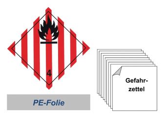 Berndt Gefahrgutausr Stung Gefahrzettel X Pe Folie