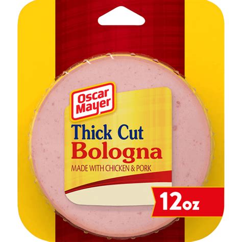 Oscar Mayer Thick Cut Bologna Made With Chicken And Pork Beef Added