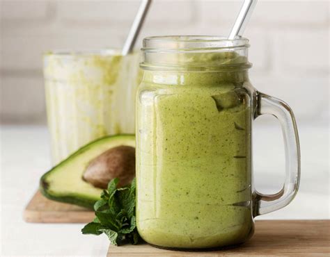 Bebida Caseira Para Emagrecer Smoothie De Abacate Ch Verde F Cil