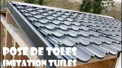 Pose De T Les Bacacier Imitation Tuiles De Chez Castorama Youtube