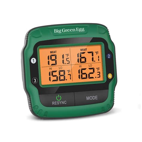 4 Probe Wireless Meat Thermometer – Big Green Egg