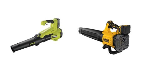 Ryobi Vs Dewalt Which Leaf Blower Is Best For Your Yard Top Ten Reviews