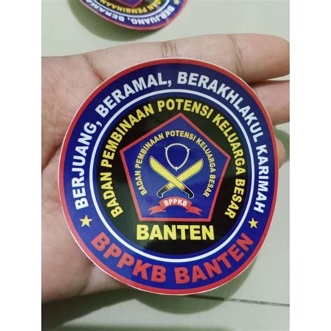 Jual STIKER BPPKB BANTEN MODEL LINGKARAN Shopee Indonesia