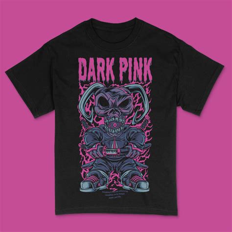 Dark Pink T-Shirt Design Template - Buy t-shirt designs