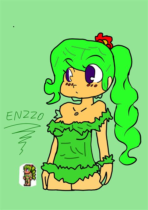 Updated Dryad Terraria 🌿🌿🌿🌱🌱🌱 Enzzo Arts Illustrations Art Street