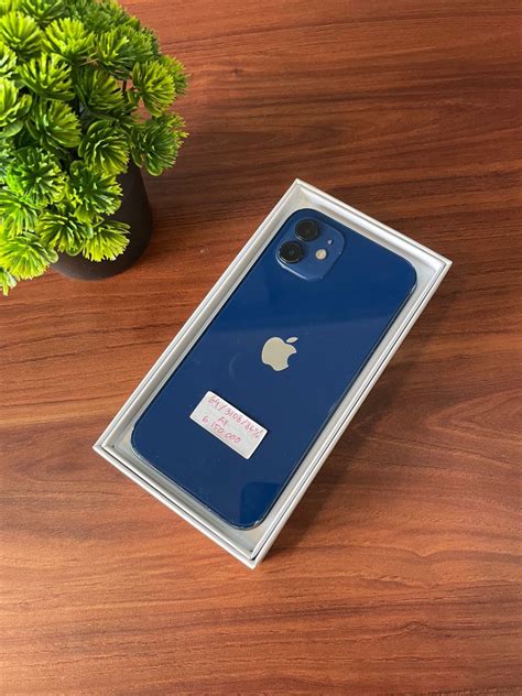 IPHONE 12 64GB BIRU ALL PROVIDER FULL SET BERGARANSI ALL FUNGSIONAL