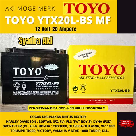 Jual Aki Motor Gede Harley Davidson Softail Dyna Ytx L Bs Mf Ah