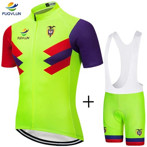 FUQVLUN 2018 Roupas de Ciclismo 100 Poliéster MTB Bicicleta Sportswear