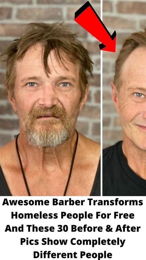 Awesome Barber Transforms Homeless People For Free And These 30 Before And After Pics Show