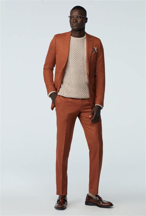 Custom Suits Made For You - Harrogate Rust Suit | INDOCHINO