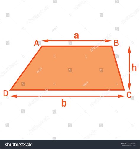 Area Trapezium Formula Stock Vector (Royalty Free) 1933331960