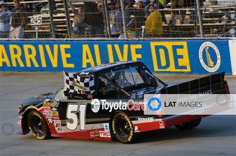 May Dover Delaware Usa Kyle Busch Celebrates His Win With