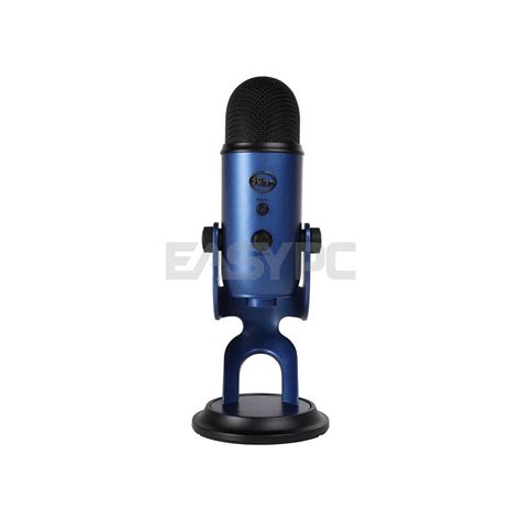 Logitech Blue Yeti Premium Multi Pattern Usb Microphone Midnight Blue Easypc