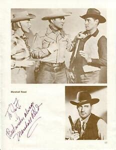 Marshall Reed Autograph Actor Sci Fi Film Mysterious Island Signed Photo Page | eBay