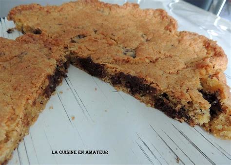 Recette De Cookie G Ant Au Chocolat