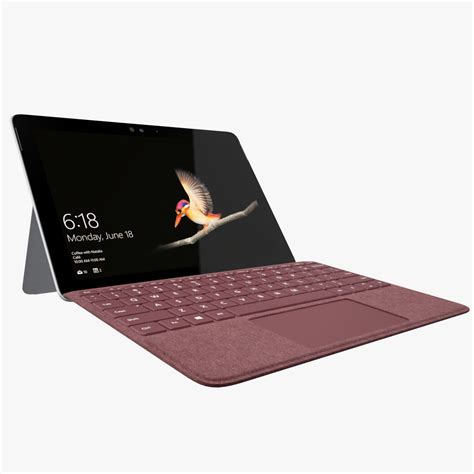 Microsoft Surface Go with Keyboard & Mouse and Pen All Colors 3D Model ...