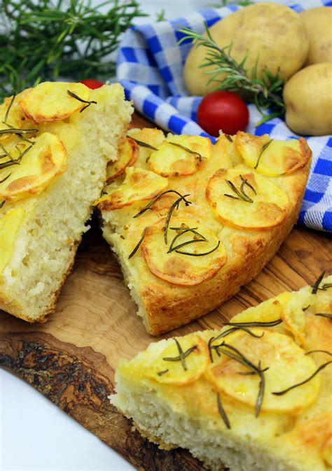 Italian Focaccia With Potatoes And Rosemary Bunny Mommy Cooks