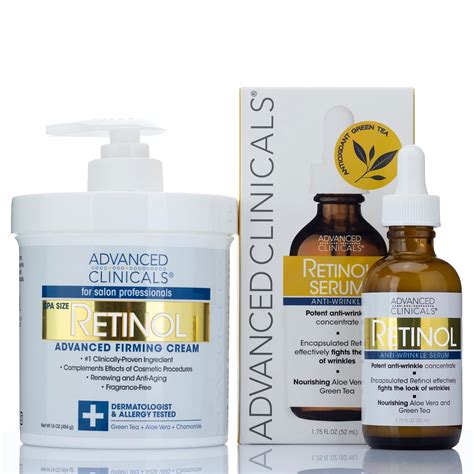 Advanced Clinicals Collagen Cream Collagen Serum Pc Set Bundle