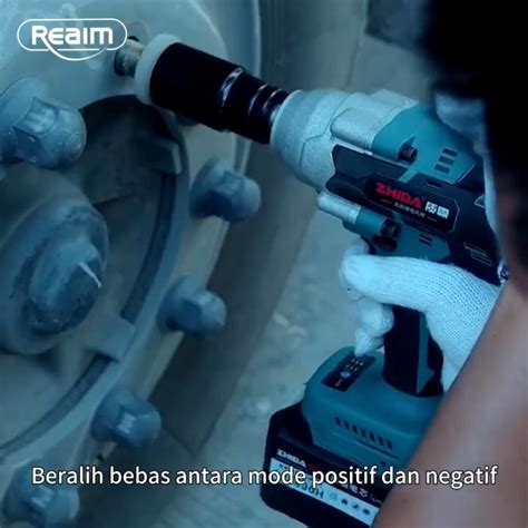 Electric Impact Wrench Cordless Brushless 388v 2000nm Mobil Impact Baterai Mesin Bor Untuk Baut