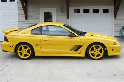 Canary Yellow 1995 Saleen Ford Mustang Coupe