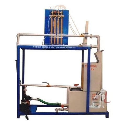 Discharge Through Venturi Meter And Orifice Meter Apparatus Engineering