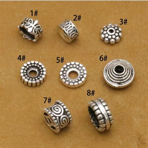 Sterling Silver Spacer Beads Antique Silver Spacer Bead Etsy