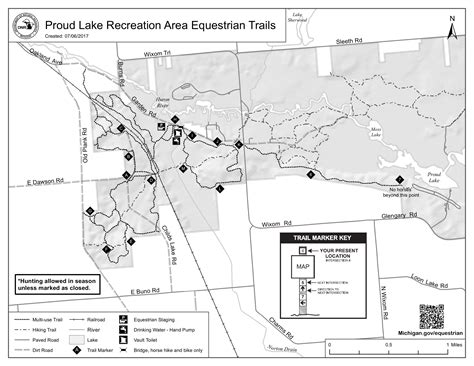 Proud Lake Recreation Area - Equestrian Trail Finder