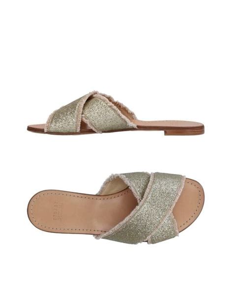 Stuart weitzman Sandals in Metallic | Lyst