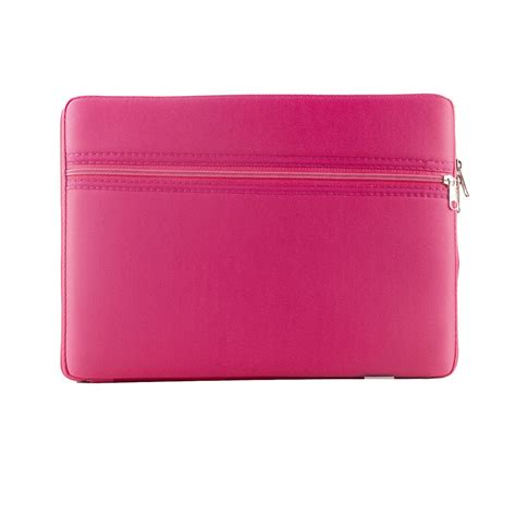 Funda Notebook Neoprene Fucsia Con Bolsillo Lider Notebooks