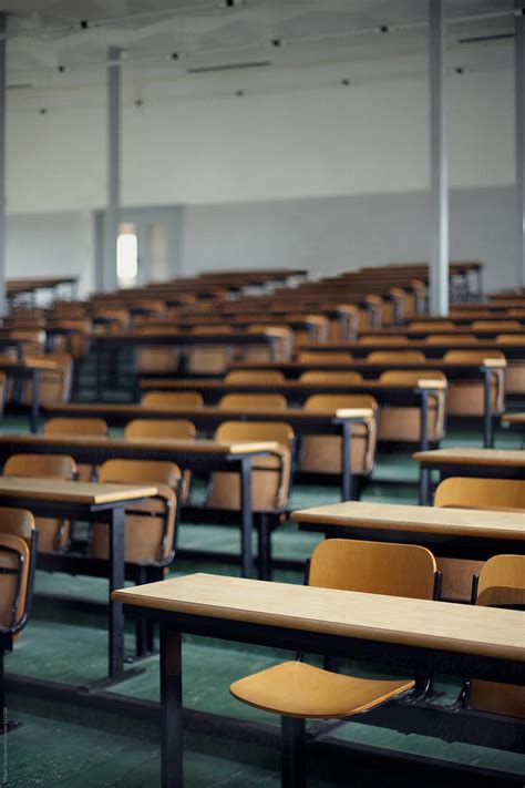 "Empty Seats In An Old Auditorium College." by Stocksy Contributor ...