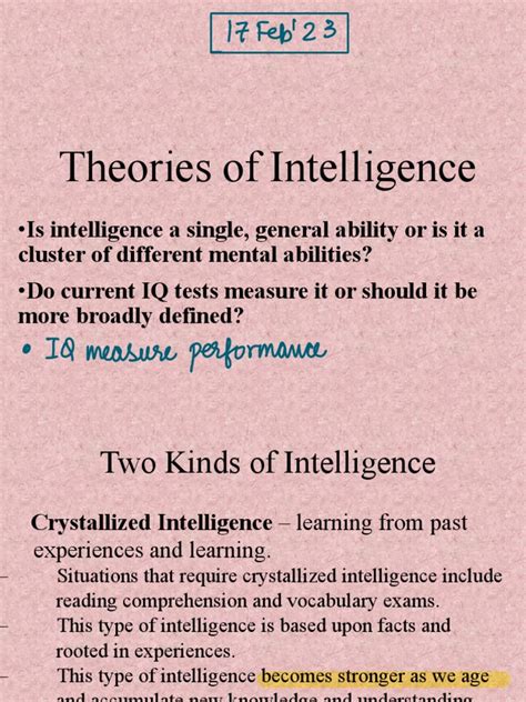 Theories of Intelligence | PDF | Intelligence | Mental Processes