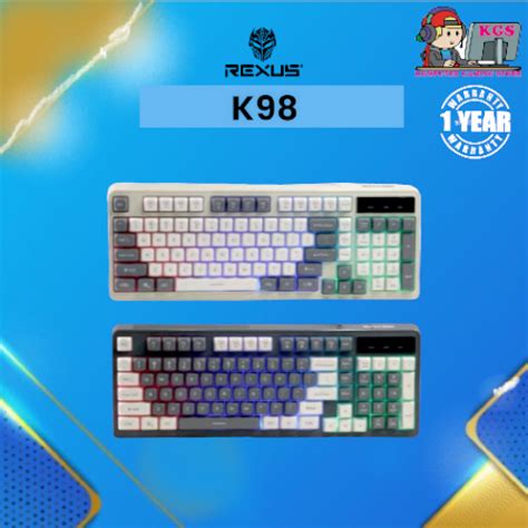 Jual Keyboard Rexus K M K M Full Size Wired Gaming Keyboard