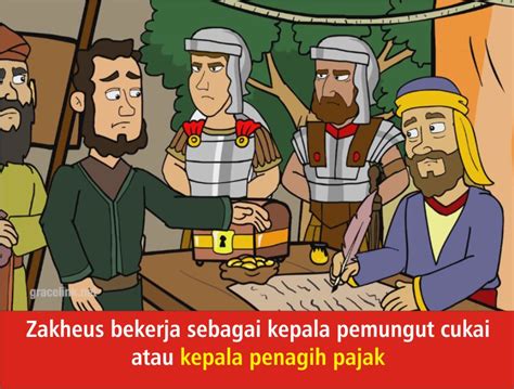 Komik Alkitab Anak Tuhan Yesus Memanggil Zakheus