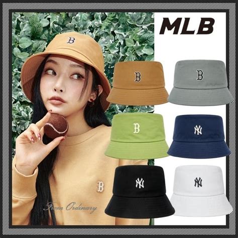 MLB Korea Unisex Street Style Bucket Hats 3AHT7702N 50NYD 3AHT7702N