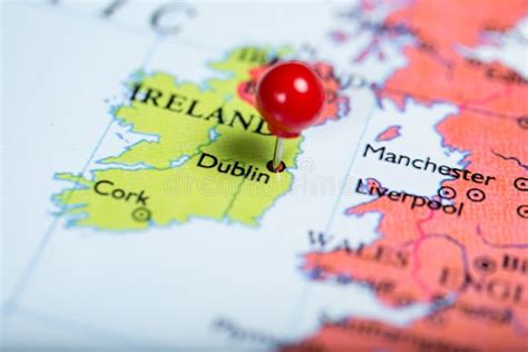 Ireland Map Push Pin Stock Photos Free And Royalty Free Stock Photos