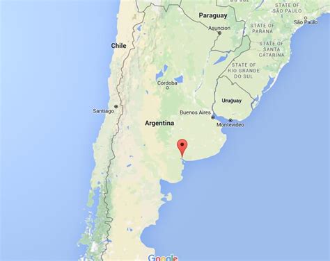 Where is Bahia Blanca on map Argentina